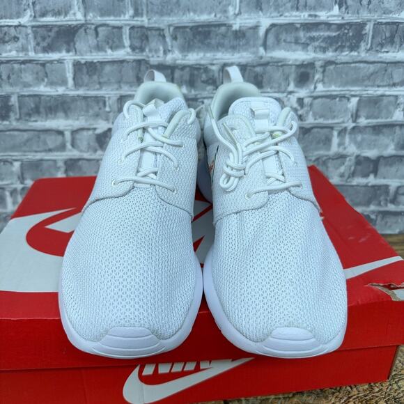 Nike Roshe One Triple White Los Angeles Dodgers Custom 511881-112 Mens Size 10 - Picture 3 of 7